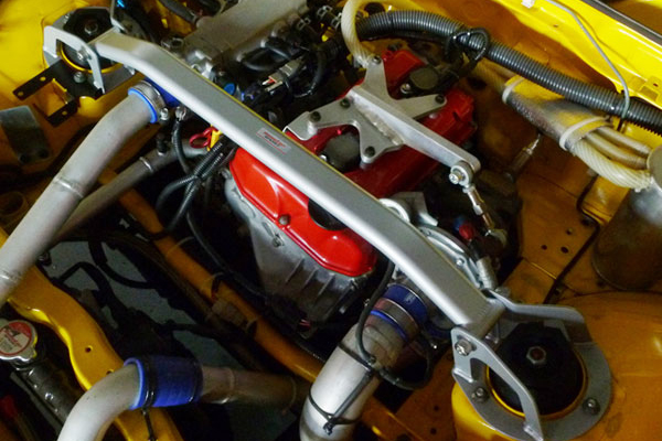 世界の スズキ カプチーノ EA11R EA21R チタン製ストラットタワーバー ボンネットバー シートタワーバー リアエンドバー トランクバー  6点セット