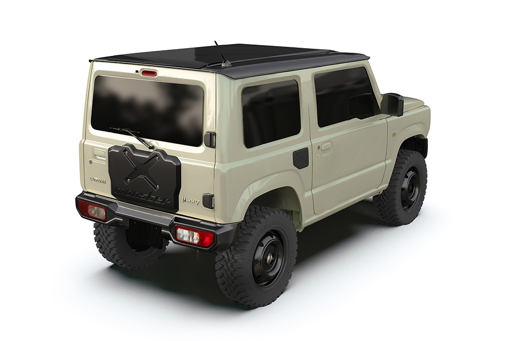 jimny スペアタイヤレスカバー バック